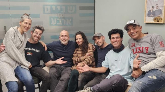  רון שלום ,טל מוסרי ,תומר גוטליב ,אלינור אהרון,סער פיין ,יואב כהן ,ליאת אחירון (צילום: פרטי)