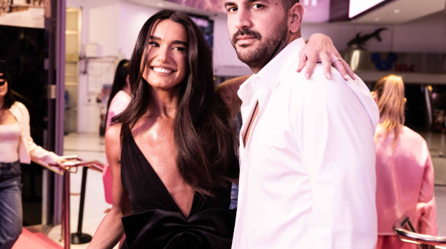 מאצ' עבד ואדל בספלוב, השקת התוכנית "אדל ושייה" (צילום: אלון לוין)