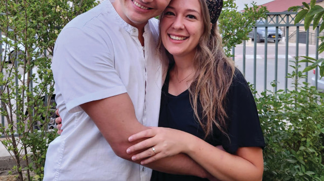 דוד ז"ל וענת מאיר (צילום: פרטי)