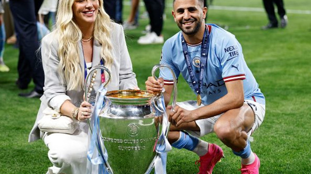 ריאד מחרז ואשתו (צילום: Richard Sellers/Allstar)