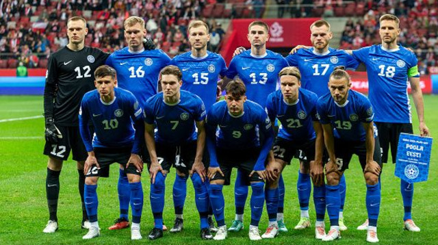 נבחרת אסטוניה (צילום: NurPhoto)
