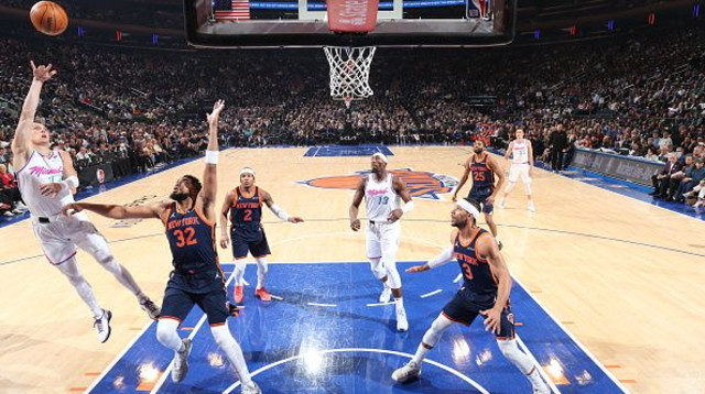 ניו יורק ניקס נגד מיאמי היט במדיסון סקוואר גרדן (צילום: Nathaniel S. Butler)