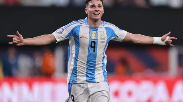 שוב כובש בחצי הגמר. אלברס (צילום: GettyImages, Omar Vega)