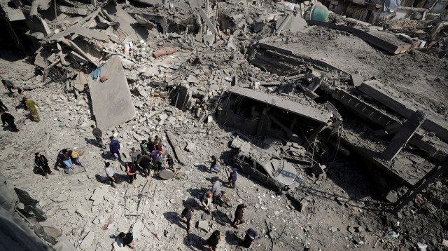 הרס ברצועת עזה (צילום: רויטרס)