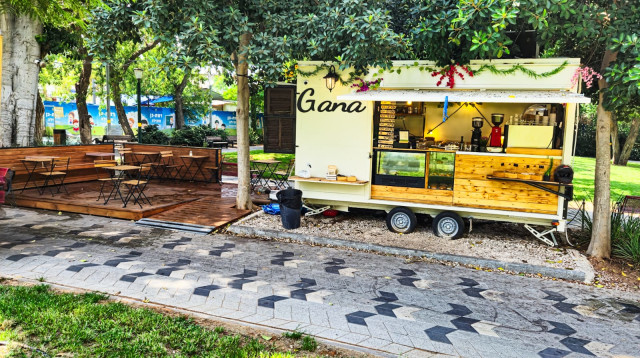 עגלת קפה ברמת גן (צילום: דוברות העירייה)