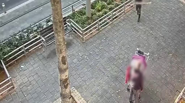 תקיפת דרי רחוב (צילום: דוברות המשטרה)