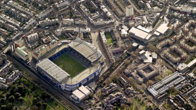 הסטמפורד ברידג' ממעוף הציפור (צילום: Blom)