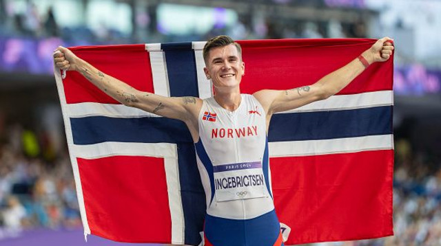 יקוב אינגבריגטסן אלוף אולימפי (צילום: Tim Clayton - Corbis)