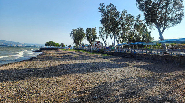 חוף צינברי (צילום: תקשורות יעל שביט)