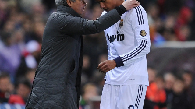 רפאל וראן עם ז'וזה מוריניו, ריאל מדריד 2013 (צילום: GettyImages, Denis Doyle)