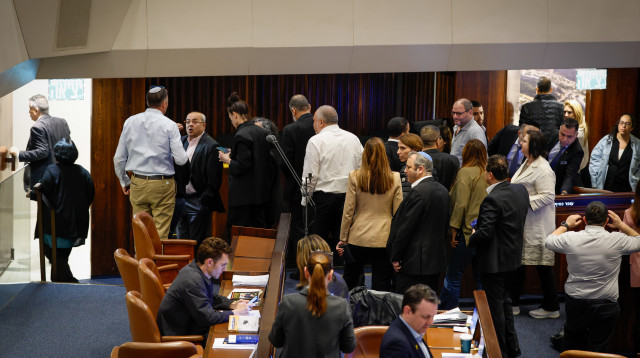 חברי האופוזיציה (צילום: דוברות הכנסת)