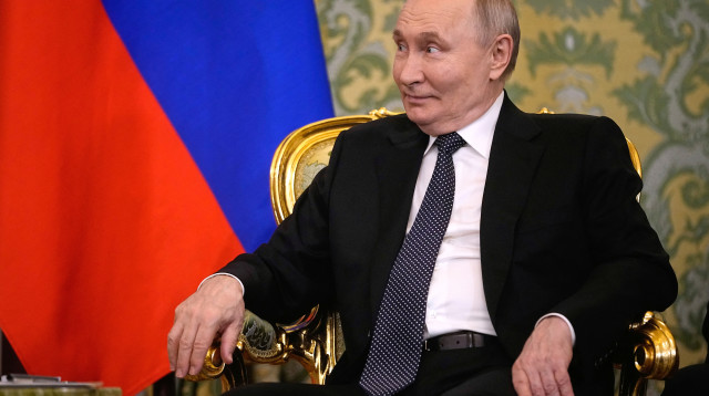 ולדימיר פוטין (צילום: Sputnik/Pavel Bednyakov/Pool via REUTERSSputnik/Pavel Bednyakov/Pool via REUTERS)