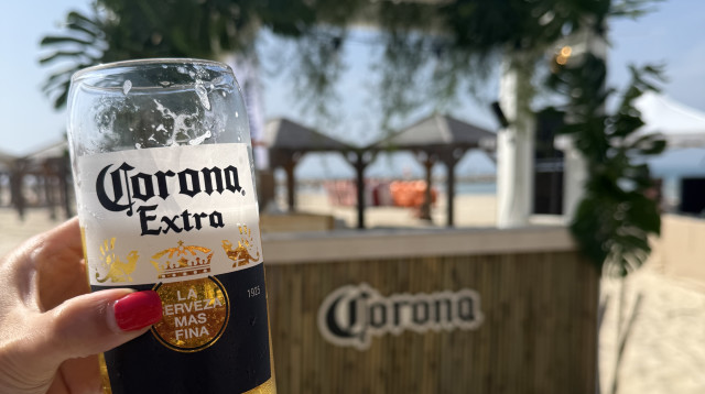בירה קורונה מהחבית (צילום: מיטל שרעבי)