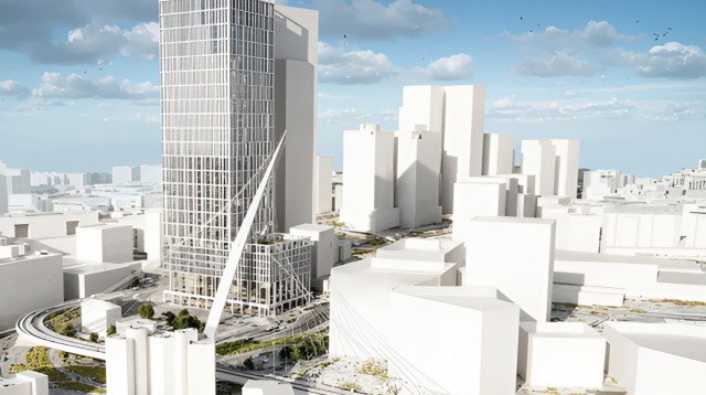 מתחם בניין הדואר העתידי בירושלים (צילום: יגאל לוי אדריכלים SYL)