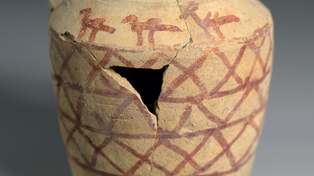 פך חרס נדיר (צילום: רשות העתיקות)