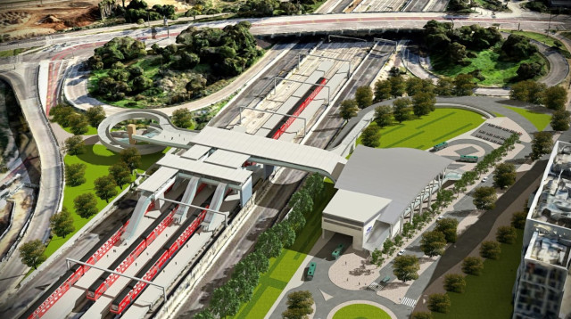 תחנת הרכבת הרצליה (צילום: רכבת ישראל, פלג קליינהאוז אדריכלים)