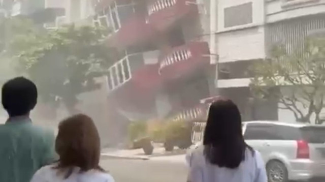 רעידת אדמה בבנגקוק (צילום: רשתות חברתיות, שימוש לפי סעיף 27 א')