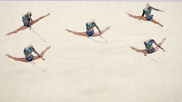 המתעמלות האיטלקיות, פריז 2024 (צילום: Naomi Baker)