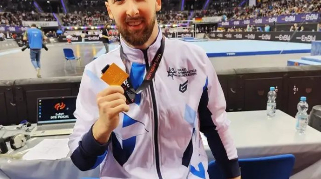 פתיחה מושלמת לעונה. דולגופיאט (צילום: אתר רשמי, איגוד ההתעמלות בישראל)