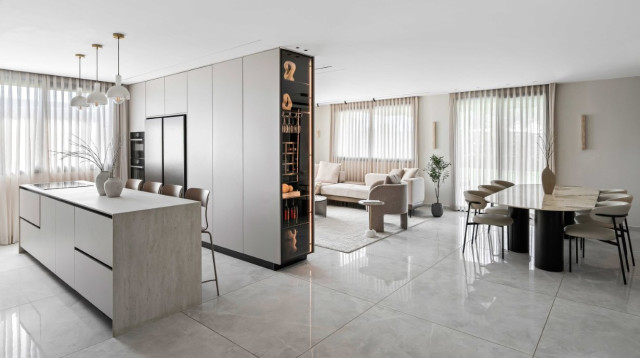 עיצוב חגית אברג'ל ותמר בר ששת, באדיבות נאנו מטבחים (צילום: מאור מויאל)