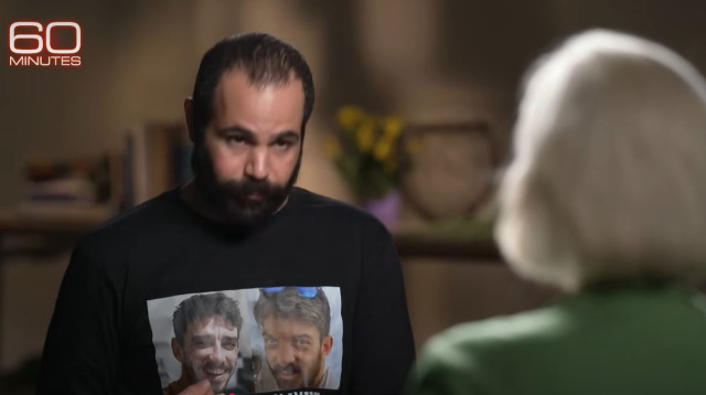 ירדן ביבס בתכנית "60 דקות" (צילום: צילום מסך יוטיוב)