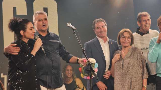 משה להב "הטיש הגדול" חוגג 60 (צילום: שי לי כהן)