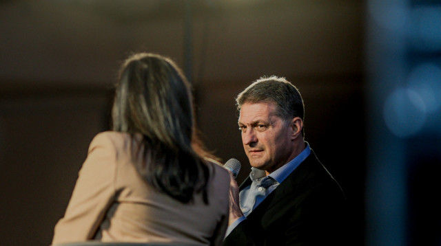 חיים ביבס בועידת התאגידים העירוניים באילת (צילום: איגוד התאגידים העירוניים )