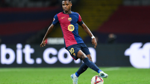 אנסו פאטי שחקן ברצלונה (צילום: GettyImages)