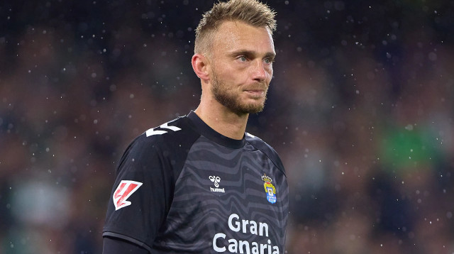 שוער לאס פלמאס, יספר סילסן (צילום: GettyImages, Fran Santiago)