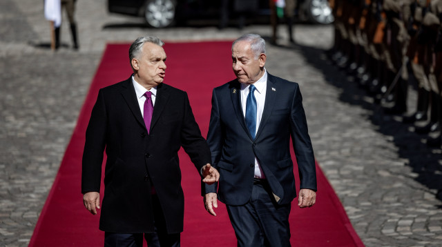 בנימין נתניהו, ויקטור אורבן (צילום: Getty images)