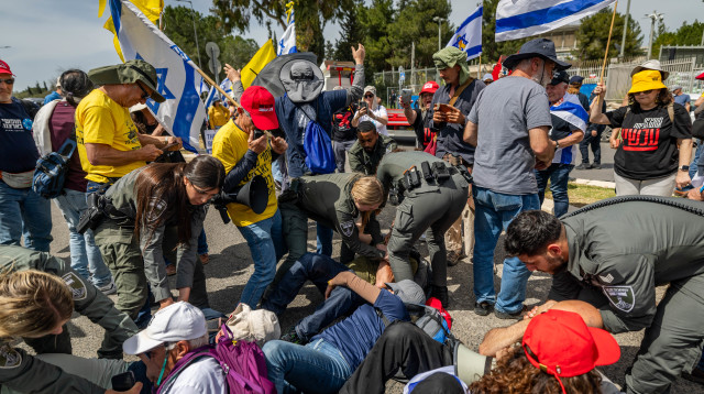 אייל יפה מטריד לכאורה שוטרת מג''ב (צילום: חיים גולדברג, פלאש 90)