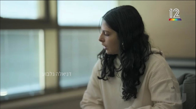 דניאלה גלבוע בריאיון לעובדה (צילום: צילום מסך קשת 12)