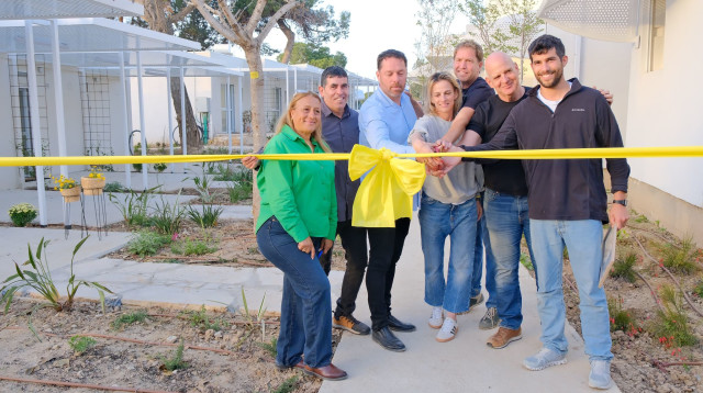 חניכת שכונת "הרצפות הירוקות" (צילום: אדר איל)