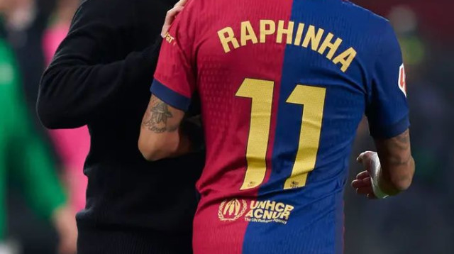 לא רגוע בבארסה. פליק וראפיניה (צילום: GettyImages, Pedro Salado)