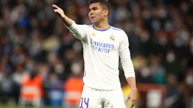 כל העונה דיברו על בנזמה, ויניסיוס וקורטואה, אך בגמר גם הוא בלט. קאסמירו (צילום: אימג'בנק  GettyImages, Chris Brunskill/Fantasista)