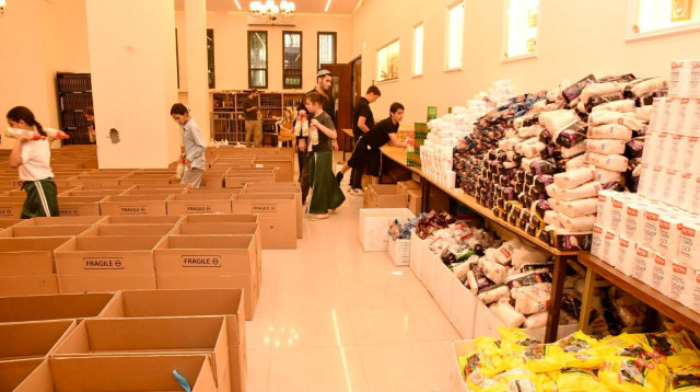 חבילות סיוע לפסח (צילום: דוברות עיריית רמת גן)