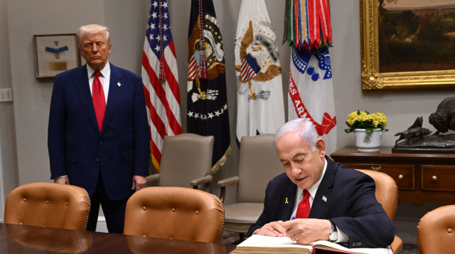 בנימין נתניהו ודונלד טראמפ בבית הלבן (צילום: אבי אוחיון, לע"מ)