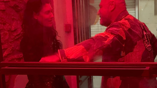 דביר בנדק ושלמור שטרוזמן באתונה (צילום: פרטי)