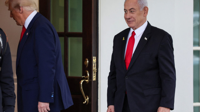 בנימין נתניהו, דונלד טראמפ (צילום: REUTERS/Leah Millis)