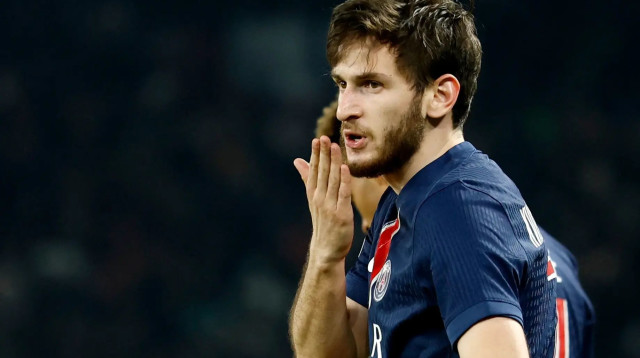 חביצ'ה קברצחליה שחקן פריז סן ז'רמן חוגג שער (צילום: רויטרס)