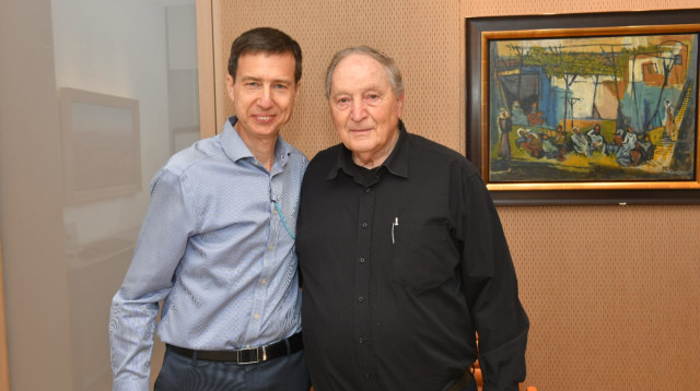 חנן פרידמן ורן ארז (צילום: כפיר סיון)