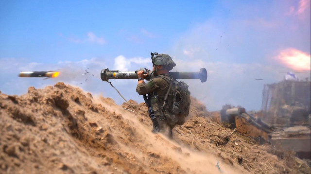 פעילות כוחות צה"ל בדרג' תופאח, רצועת עזה (צילום: דובר צהל)