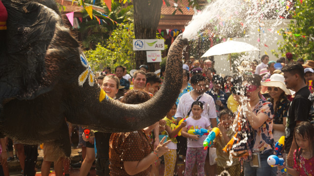 פסטיבל סונגקראן בתאילנד (צילום: שאטרסטוק)