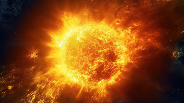 סופה סולארית (צילום: אינגאימג')