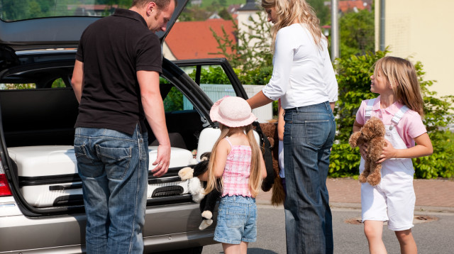נסיעה, ילדים, רכב (צילום: אינגאימג')