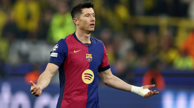 רוברט לבנדובסקי, ברצלונה (צילום: GettyImages, Stefan Matzke - sampics)