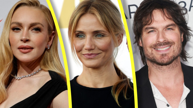 איאן סומרהלדר, קמרון דיאז ולינדזי לוהן (צילום: רויטרס)