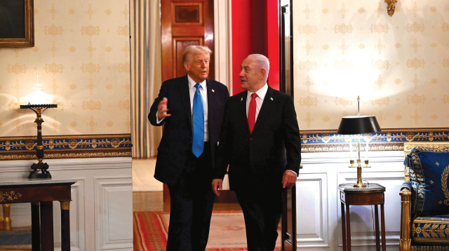 ראש הממשלה בנימין נתניהו נפגש עם נשיא ארהב דולד טראמפ בבית הלבן (צילום: אבי אוחיון לעמ)