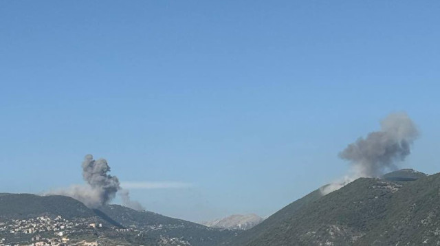 תקיפות צה"ל בדרום לבנון (צילום: רשתות ערביות)