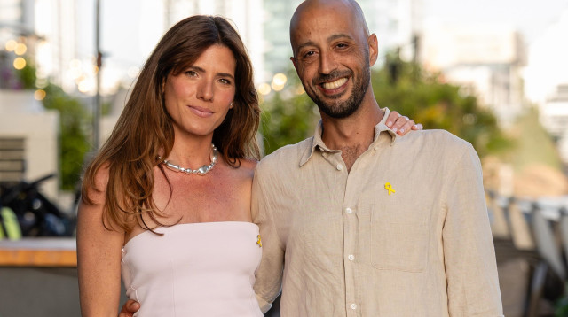 נועם בן שימול ואיזבל עיני (צילום: יחצ)